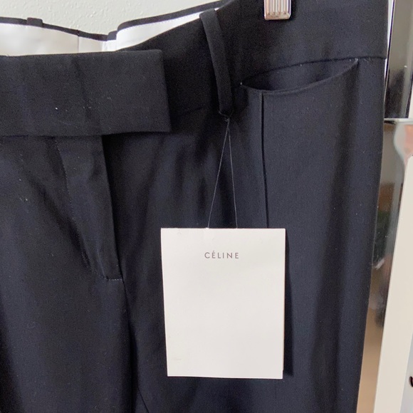 Celine Black Pants NEW WITH TAGS Ankle Zip - Picture 2 of 7